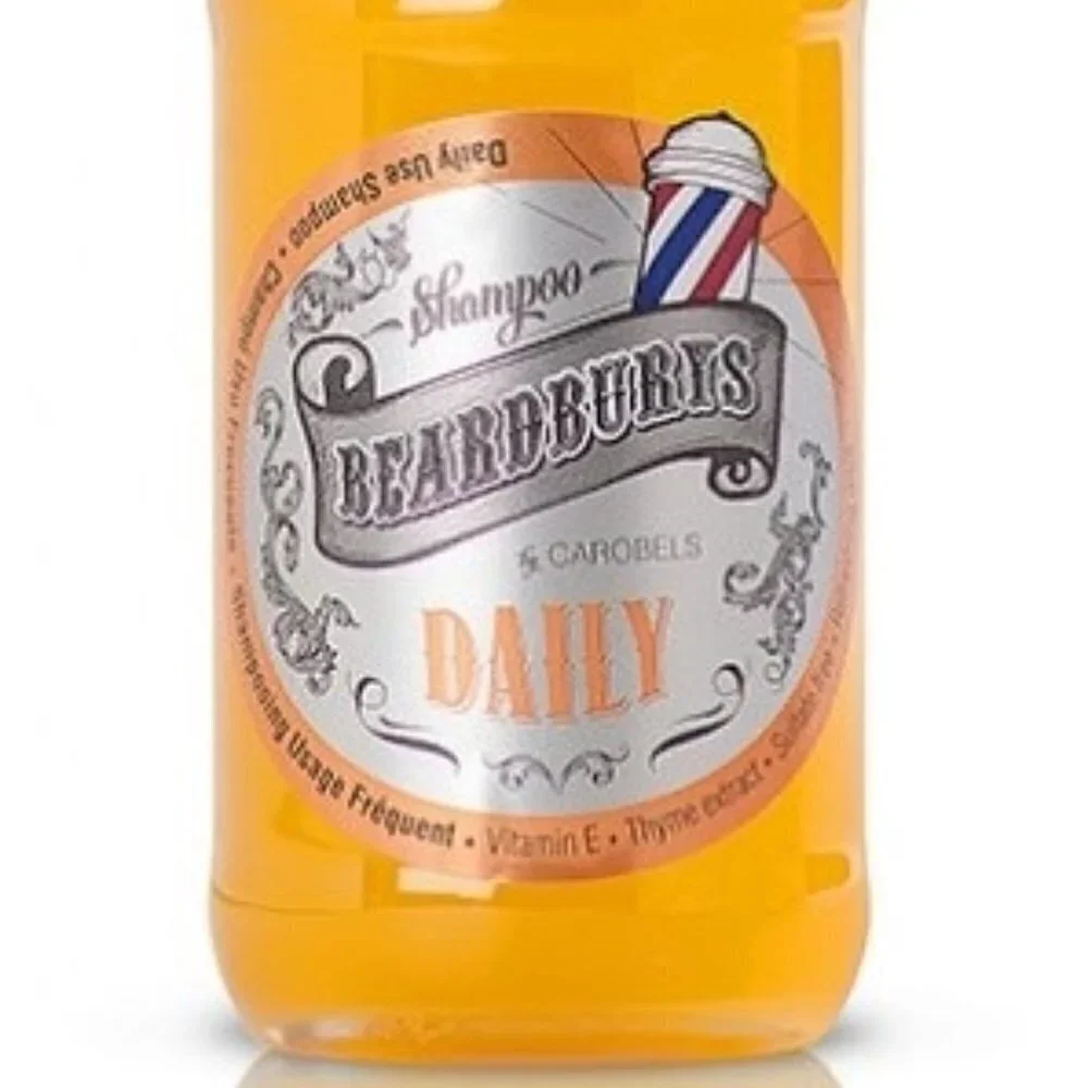 Carobels Beardburys Salon Barbershop Pro Daily Soft Shampoo Beard and Hair